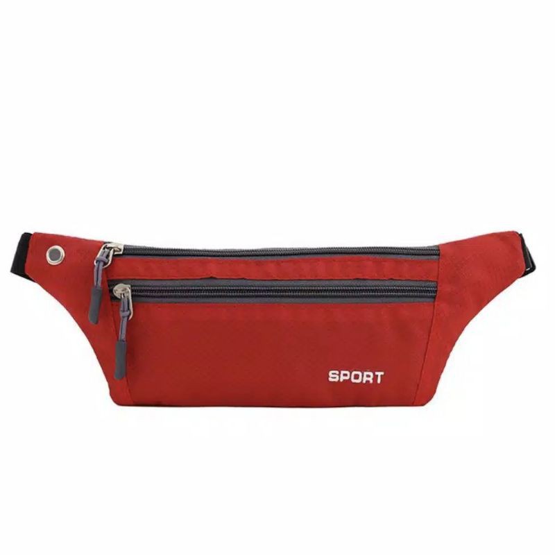 Tas Pinggang Pria Wanita Sport Waist Bag Murah