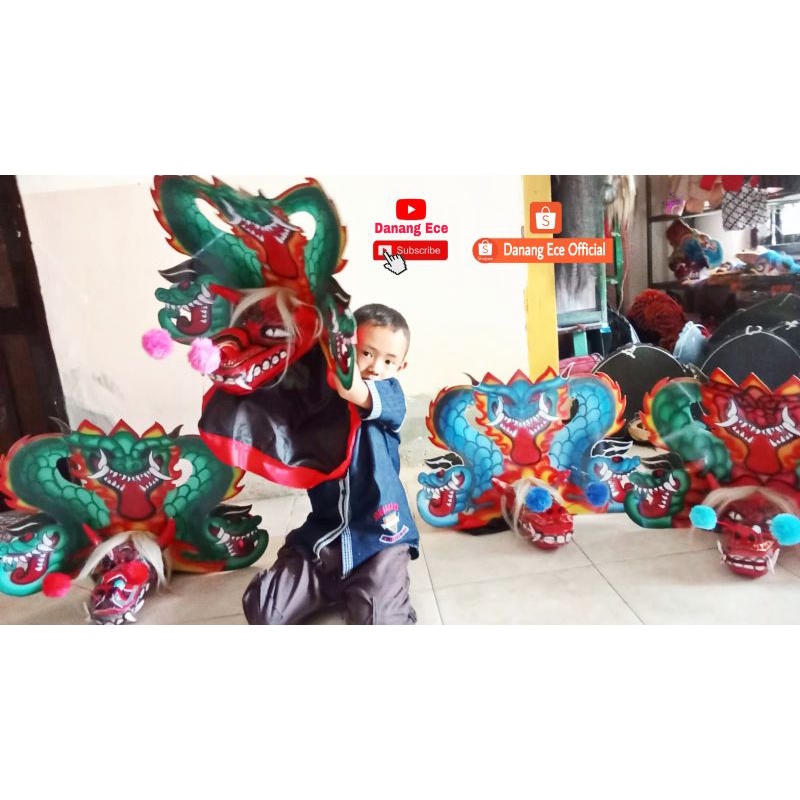 Barongan Devil + Kemul Asli Murah Anak SD by Danang Ece