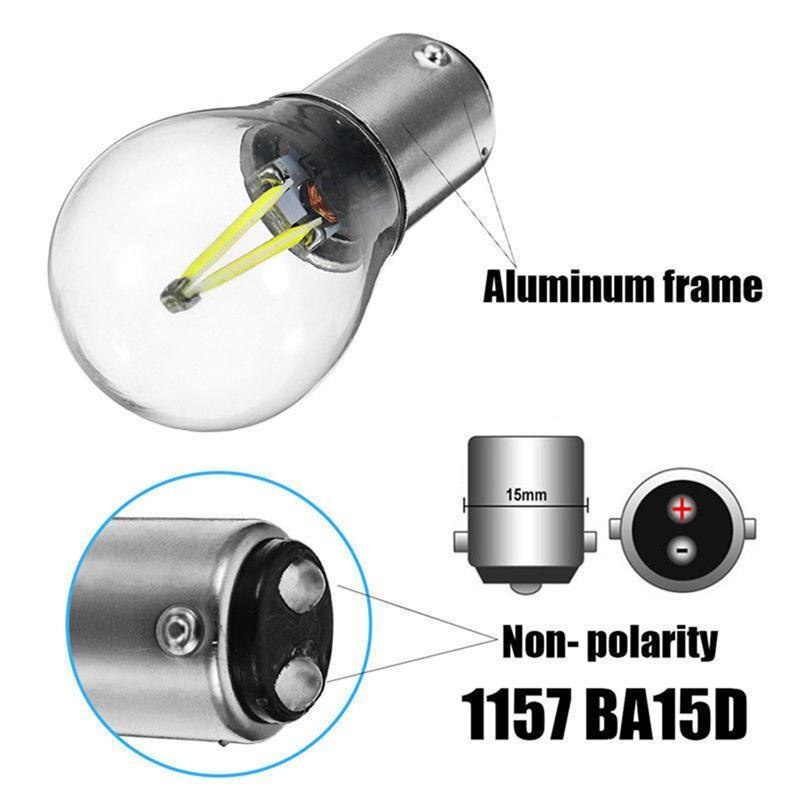 Lampu Led Cob Ba15D 1157 12v Untuk Rem / Mundur Mobil