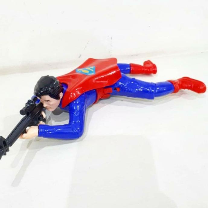 MAINAN FIGURE SUPERMAN MERANGKAK TERBARU ORIGINAL GRATIS ONGKIR FREE