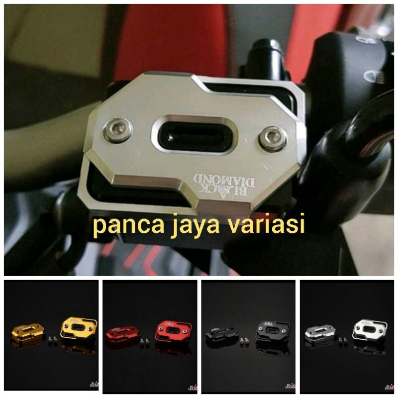 Tutup Cover Minyak Rem Black Diamond Honda Vario 160 ABS Cakram Variasi PCX 150/PCX 160, ADV 150/ADV 160 X-MAX Black Diamond Original