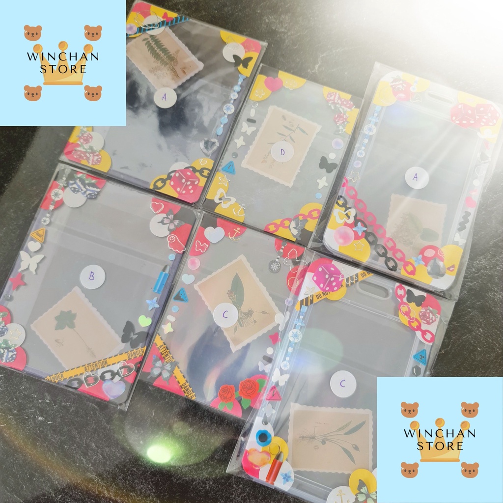 [Ready] Photocard Holder Deco/Inner Sleeve Deco Sultan Amethyst Hologram Holo/Top Holder Deco/Top Lo