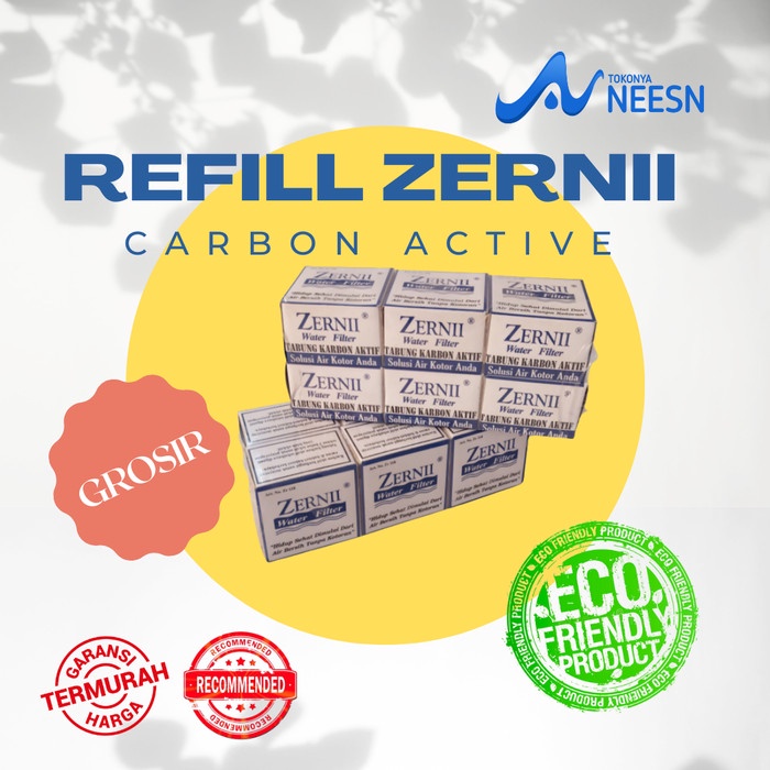 Isi ulang KARBON AKTIF FILTER AIR Zernii | REFILL FILTTER AIR Zernii