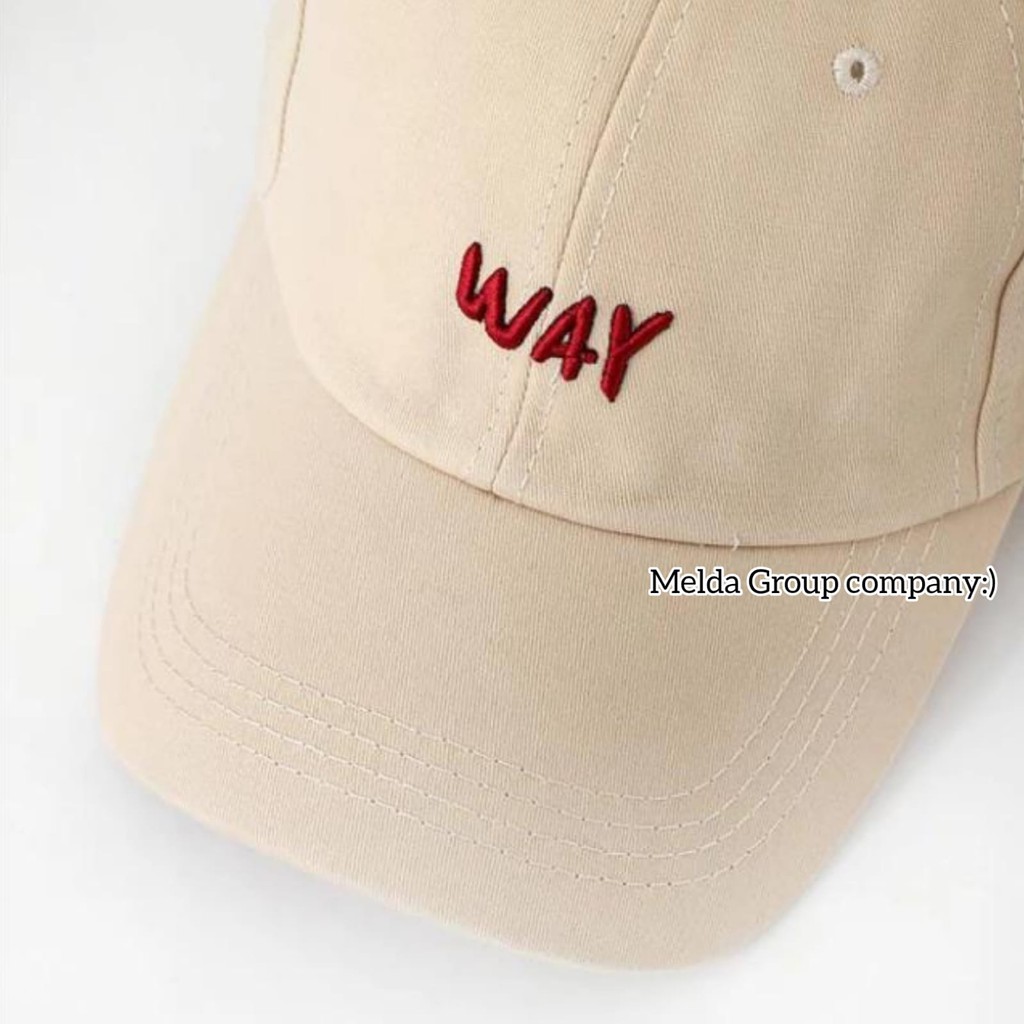 Topi Baseball Cap Way Terpopuler Topi Pria Wanita Kekinian Material catton premium (COD)