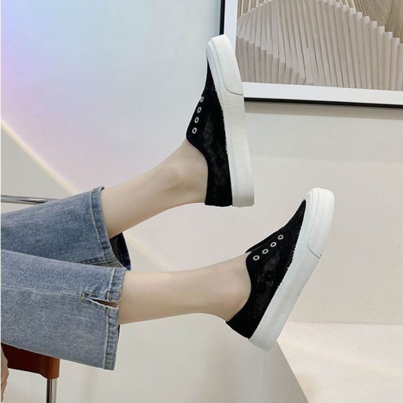 8097 Sepatu Wanita Import Fashion Slip On Best Seller