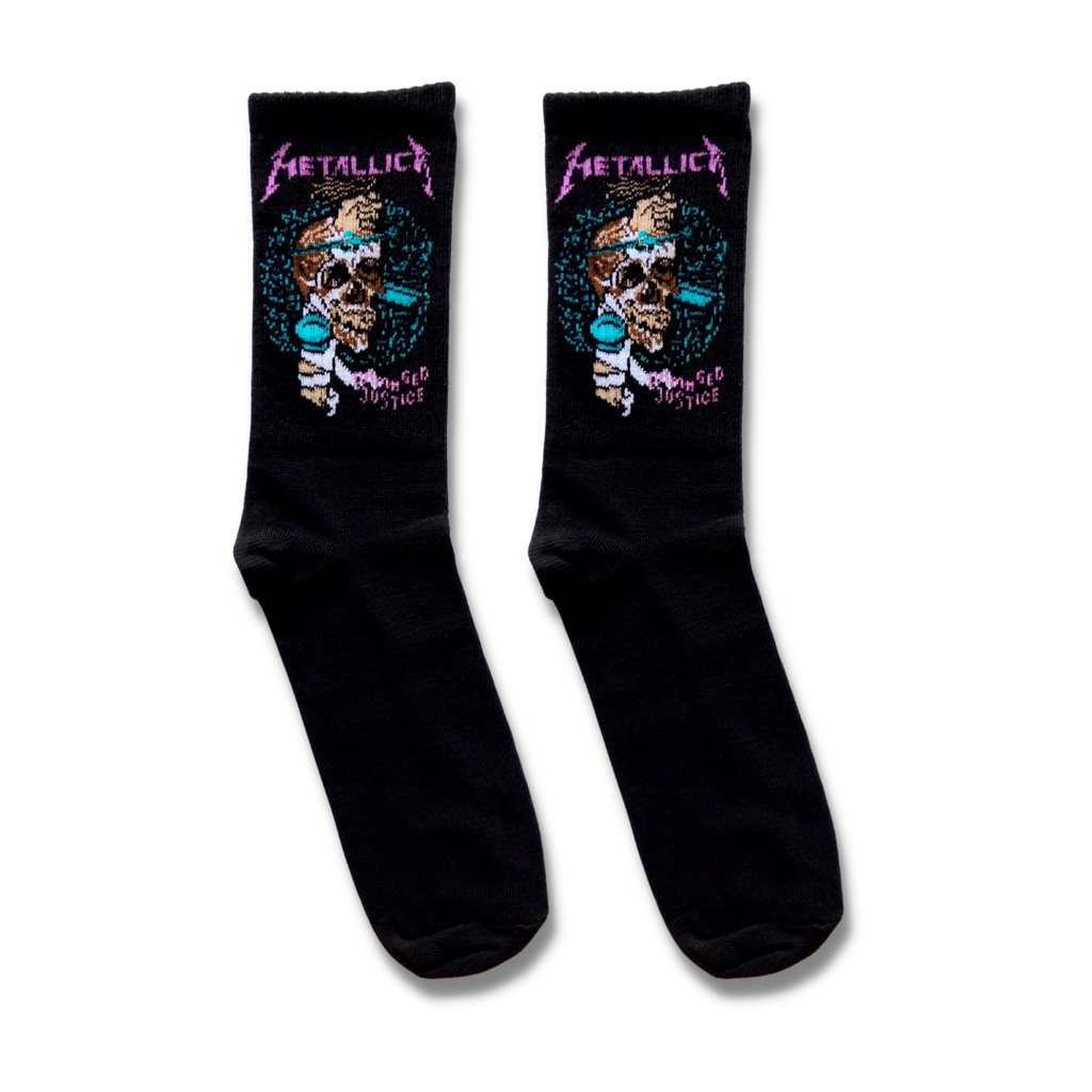 Kaos Kaki Oldschool Skate - Kaos Kaki Premium - Andalusia Official-Metalica New