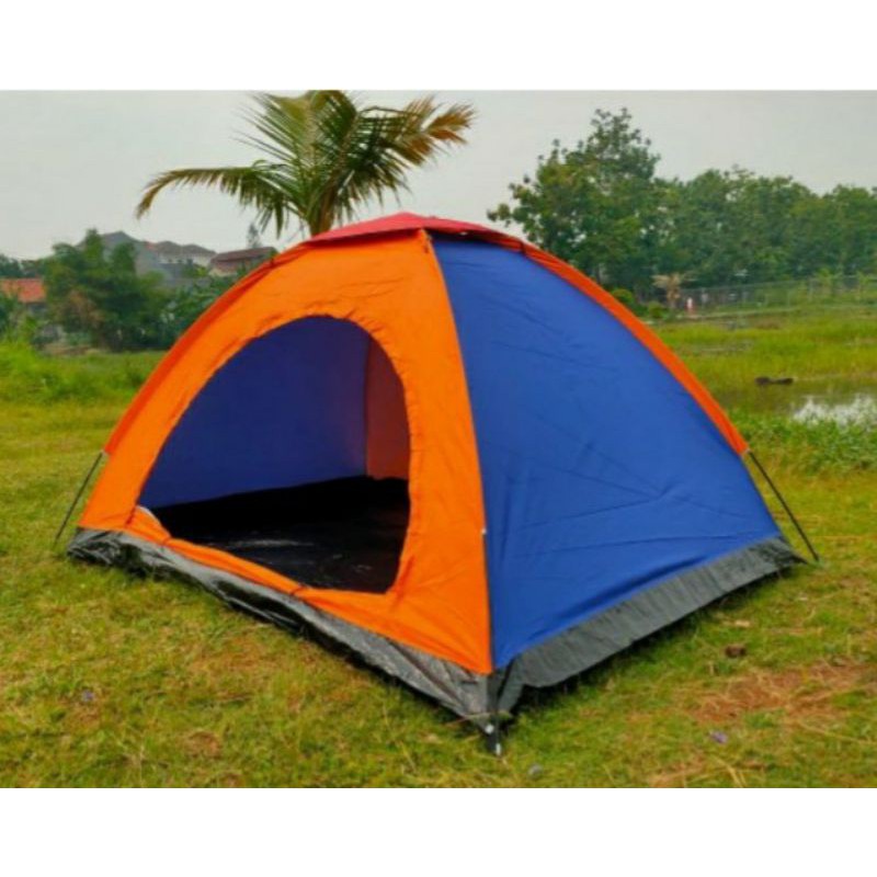 【COD】 Tenda Dome Single Layer 2/3 Orang` Anak Dan Dewasa 2P 3P` Outdoor Camping Tent Indoor Kemah