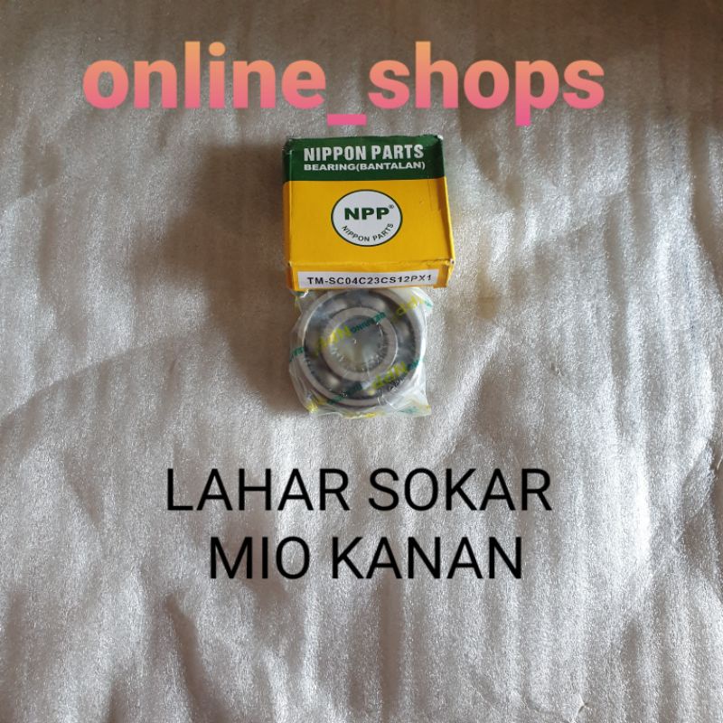 Bearing kruk as lahar sokar mio kanan npp