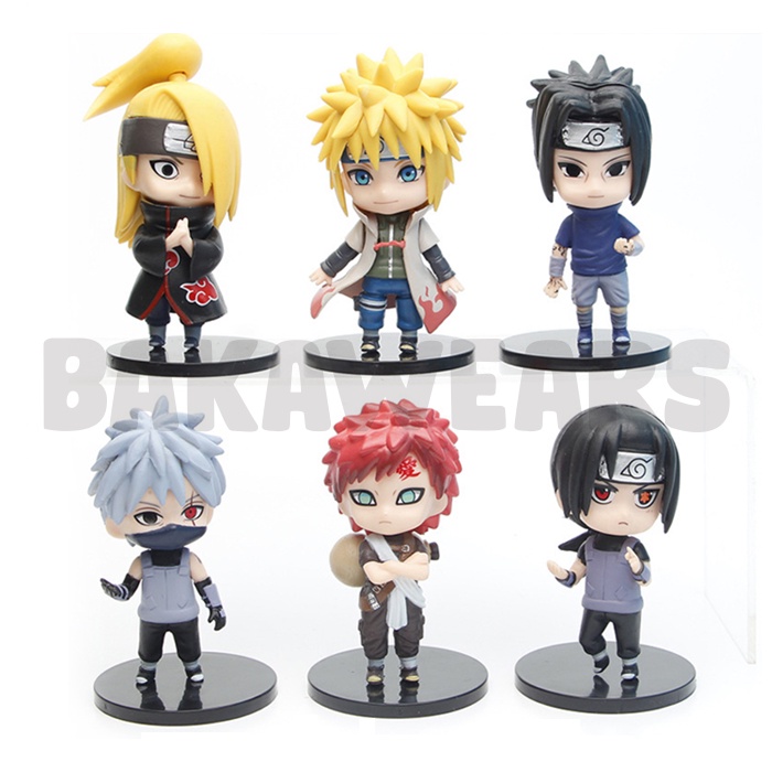 Action Figure Naruto: BIG Cute Kawaii Version 2 - Minato, Kakashi, Sasuke, Gaara, Itachi, Deidara