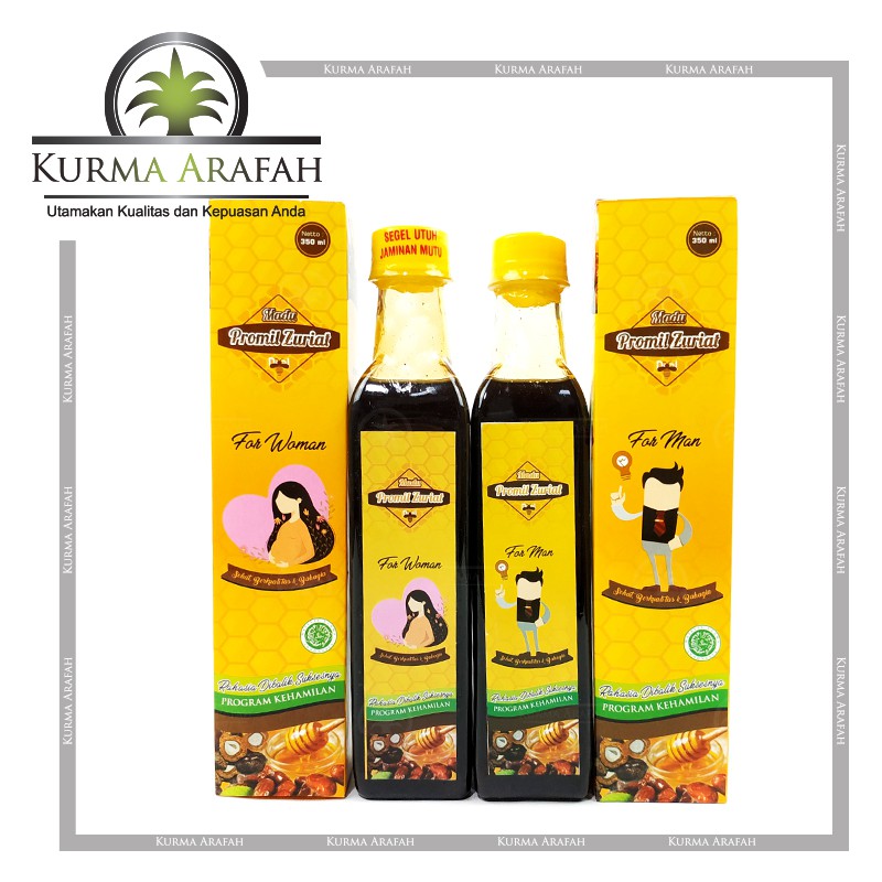 Madu Zuriat Mafaza Paket PRIA dan Wanita / Madu Promil Original