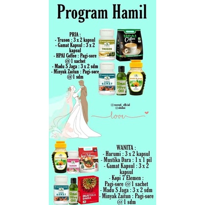 PROGRAM HAMIL dari produk halal hni hpai