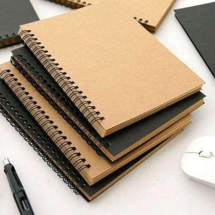 

NoteBook A5 / Diary Book / Sketchbook / Notebook Aesthetic / Travel Book Murah Ukuran A5(Jilid Spiral) 50 lembar 100 halaman
