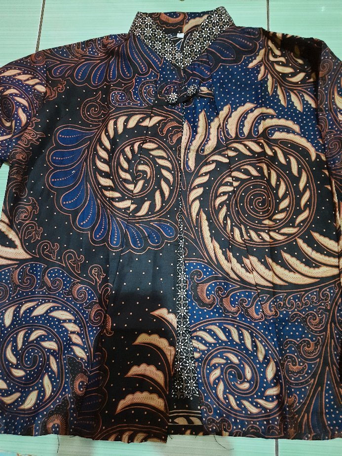 Batik Wanita Asj Sa Hrb026 Kenongo Kemeja Tosca Pendek