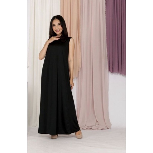 Baju inner Manset Gamis Lekbong Atau Buntung Polos Bahan Spandek Rayon