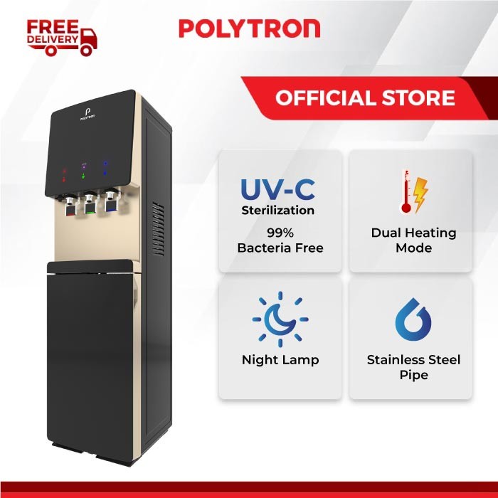 POLYTRON PWC 778WUV / PWC 778UV Dispenser Galon Bawah dengan UV