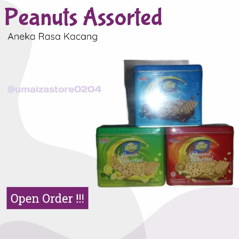 

HATARI ASSORTED BISKUIT MURAH DAN ENAK350G