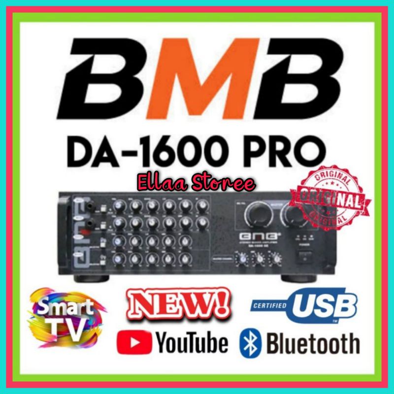 Amplifier BMB DA 1600 PRO Bisa Bluetooth Karaoke Di Smart Tv Original