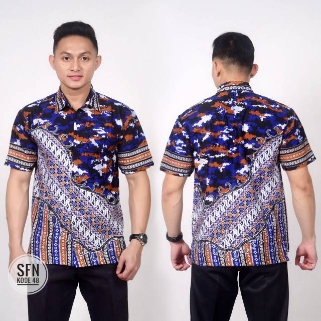 BELI 3 = 100RB/ KEMEJA PRIA/KEMEJA BATIK/ BAJU PRIA/ KEMEJA KANTOR/ HEM BATIK/ HEM KANTOR MURAH/HEM