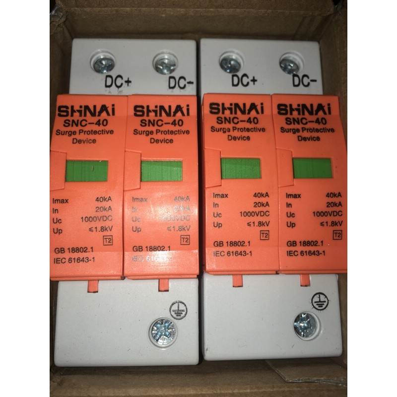 SPD DC 1000V Surge Protective Arester Device 20KA  40KA