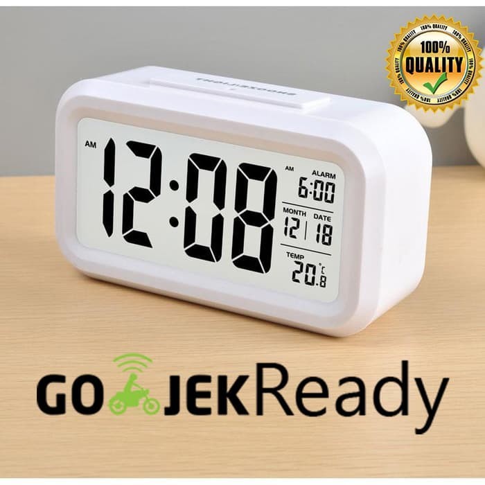 Jam Meja Pintar / Jam Weker Digital Desktop Smart Clock - JP9901