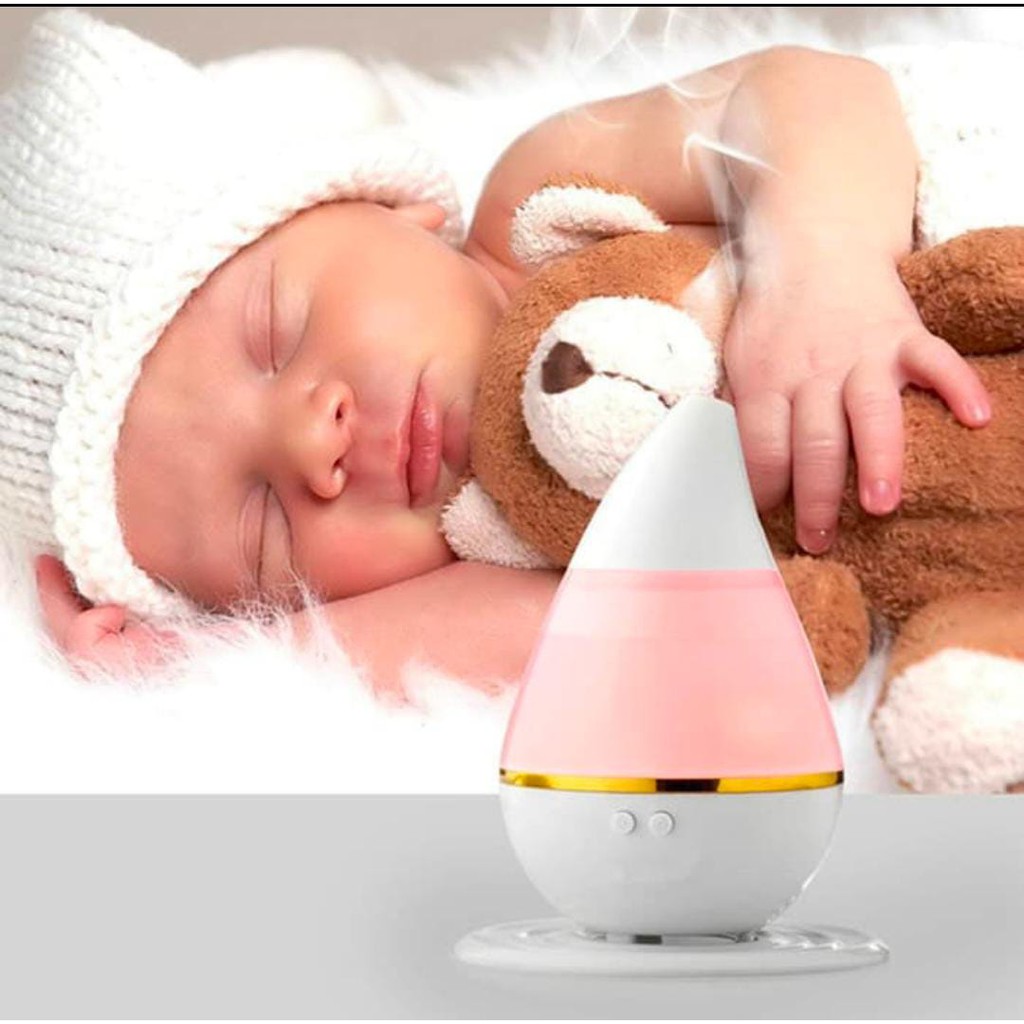 Diffuser 7 colour led/ Humidifier - Pelembab udara ruangan - 7 warna warni -home rumah, motif