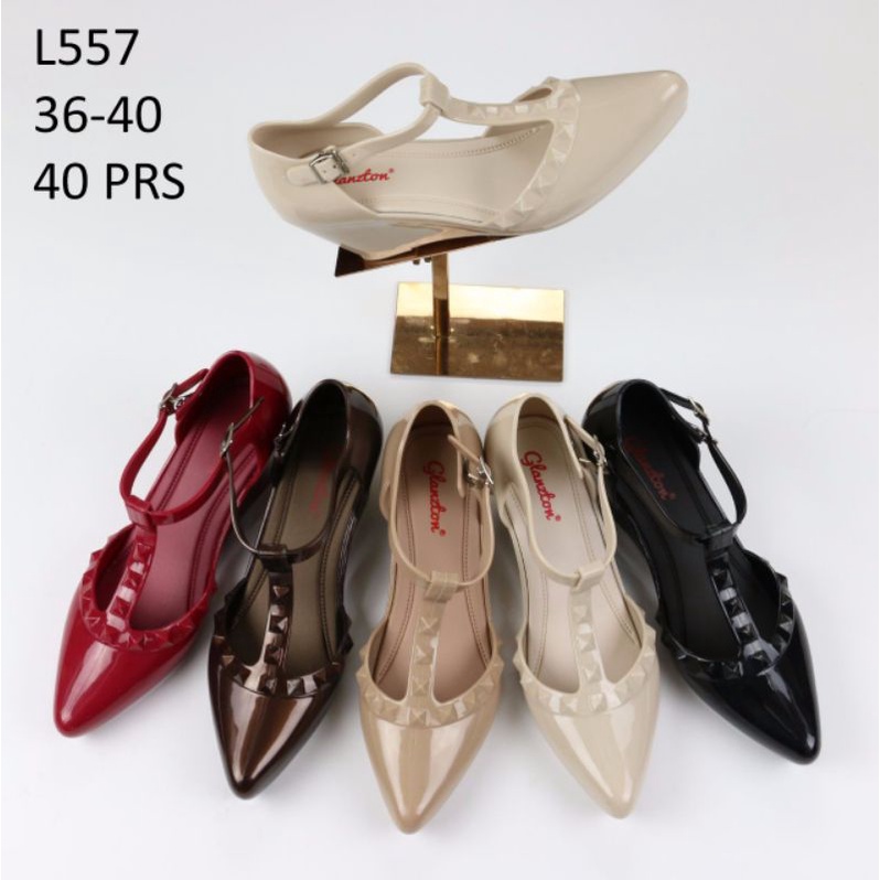 Sepatu Wadges Wanita merk Glanzton L551PS / L557PS .. Harga murah kualitas Premium !!