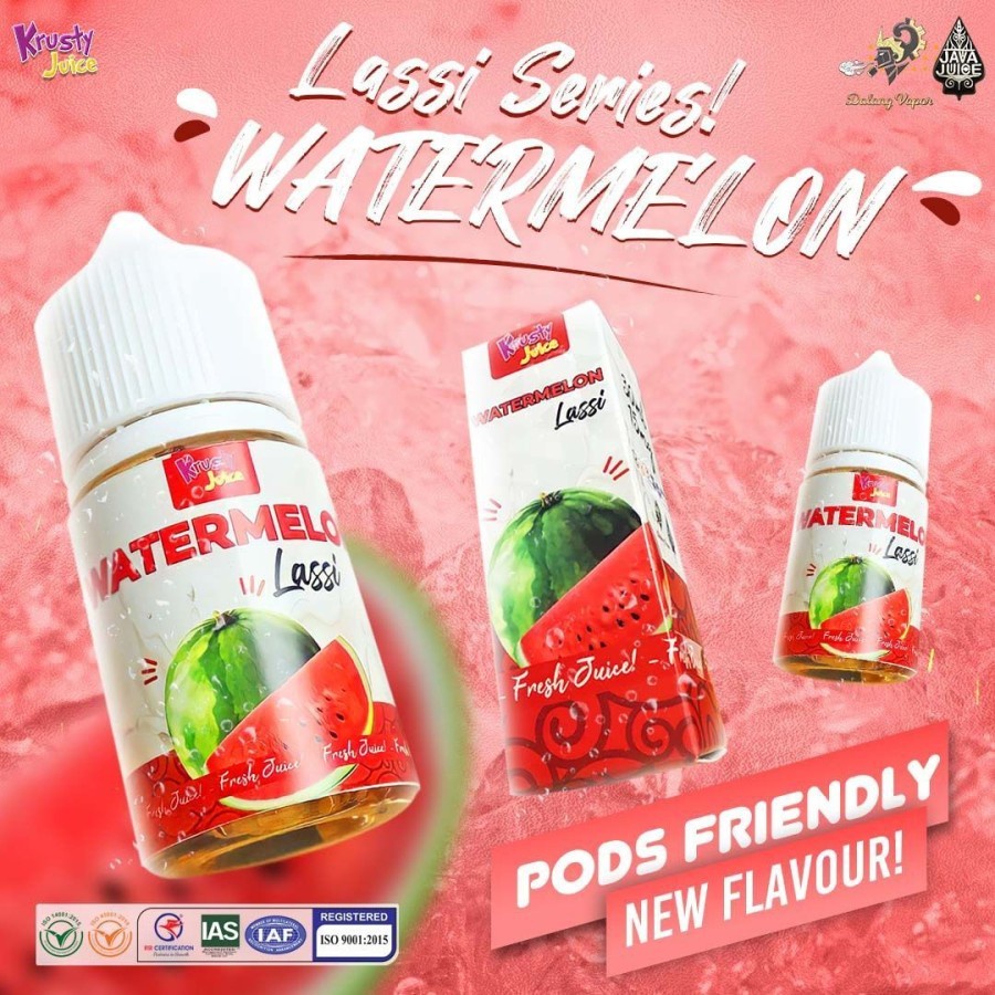 LIQUID KRUSTY JUICE LASSI PODS FRIENDLY 30ML 15MG LASSI SERIES ORI