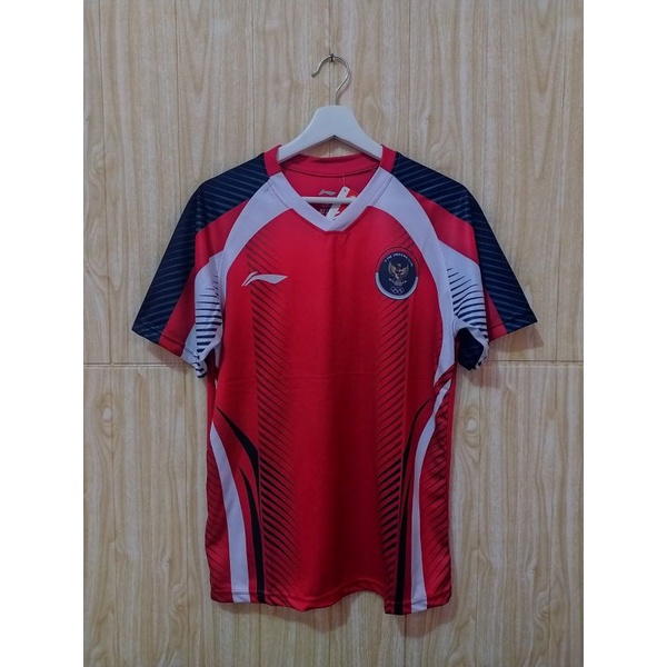 Jual jersey badminton Indonesia Olimpiade Tokyo premium all size