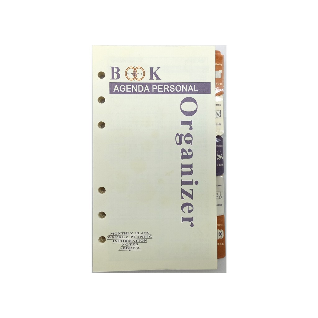 

Minicart Refill Agenda Size Medium A6 - BO0098