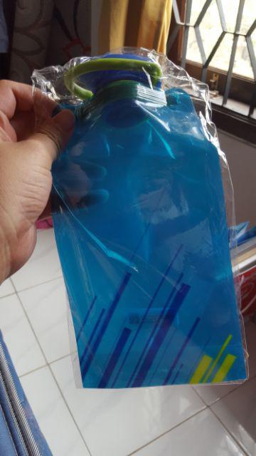 Botol Minum Lipat Camping Mountaineering Hiking Drinking Bottle 700ml