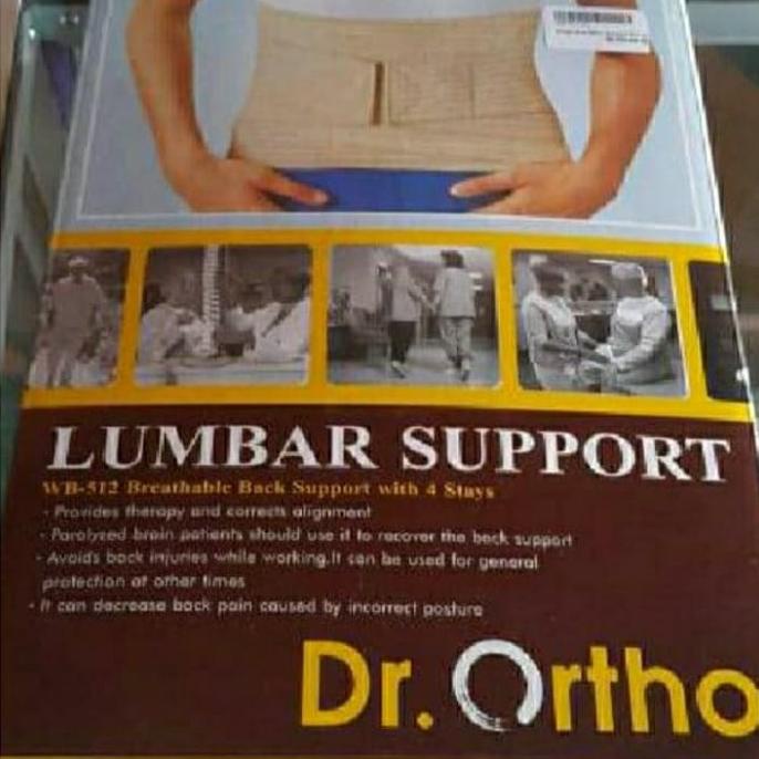 dr ortho lumbar support WB-512 / korset dr ortho / korset kesehatan