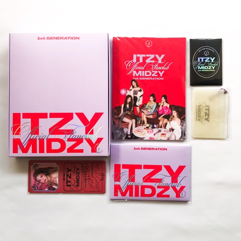 ITZY - MIDZY 1st Generation Official Fanclub Merch Yeji, Lia, Ryujin, Chaeryeong, Yuna PC