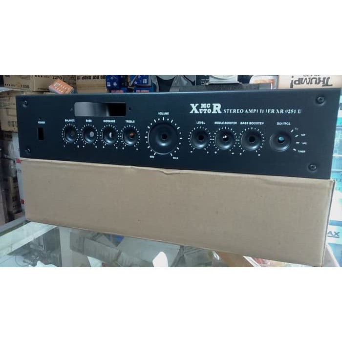 BOX POWER AMPLIFIER SOUND SYSTEM XR0251U USB BAHAN TEBAL