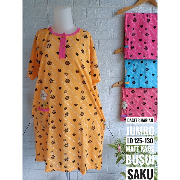 daster kaos jumbo (ld 125-130)