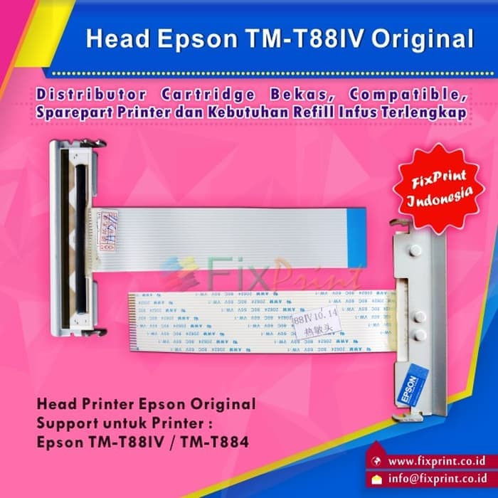 Head Printer Epson TM-T88IV TMT88IV T88IV TM T88IV TM-T884 TMT884 T884 - BARU FSB3322