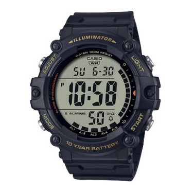 Casio Original AE1500WH AE-1500WH-8B 1A / AE-1500WHX-1A 3A Jam Tangan Pria Digital Karet Hitam