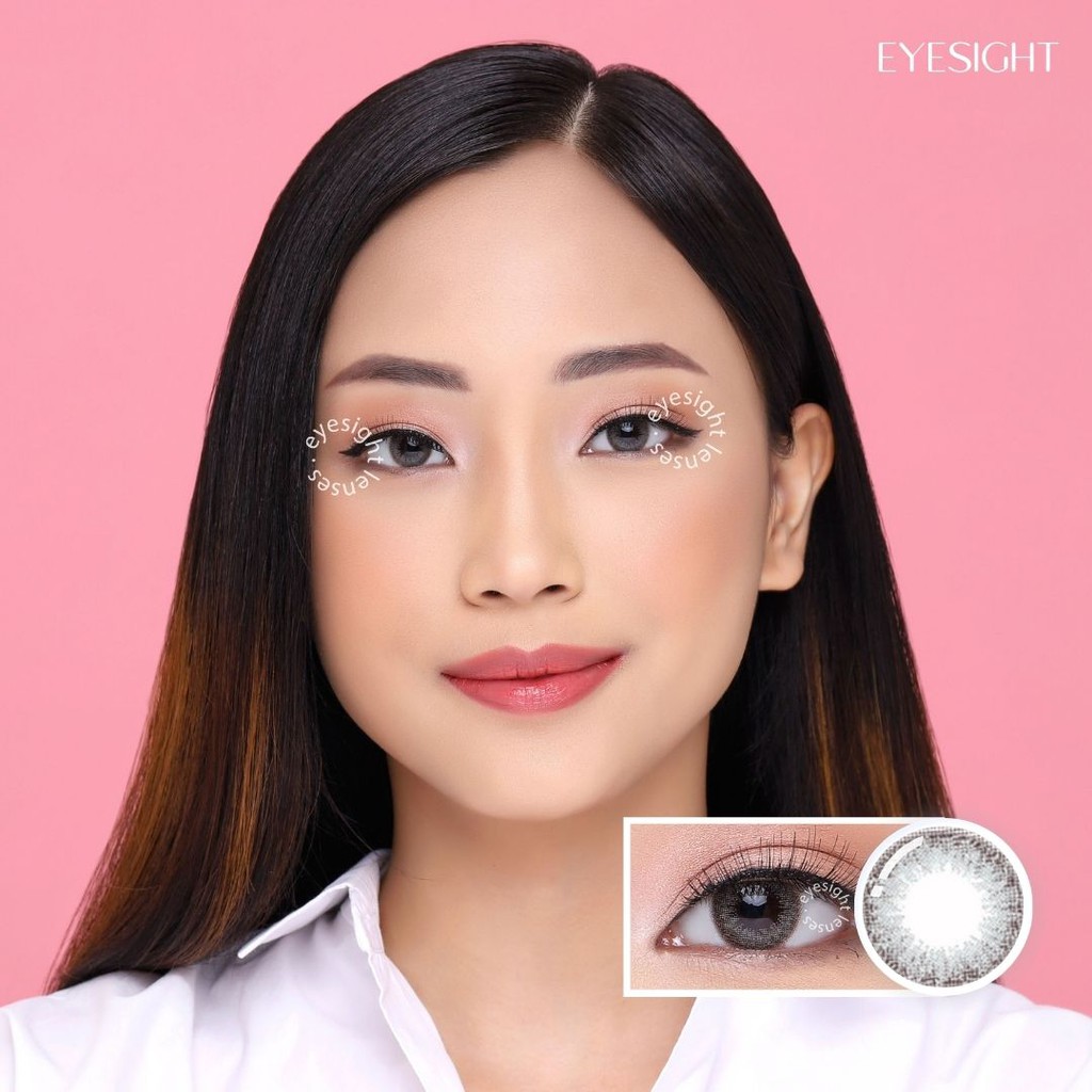 EYESIGHT LENSES  Softlens Princess by EOS - Milky Gray (2pcs/sepasang)