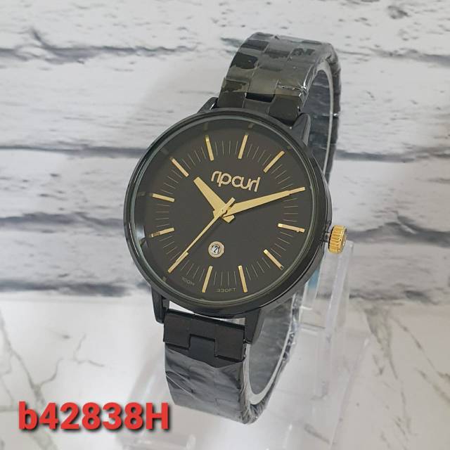 New Jam Tangan Wanita Ripcurl Tanggal Stainlees Steel