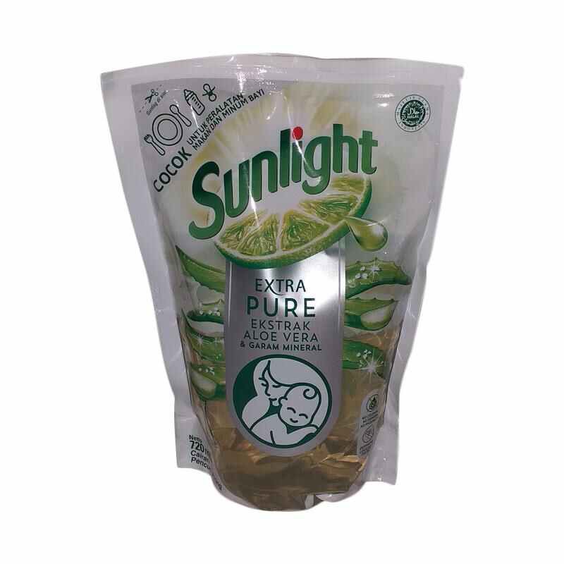SUNLIGHT EXTRA PURE 720ML Murah Sunlight Cuci Botol Bayi aman||