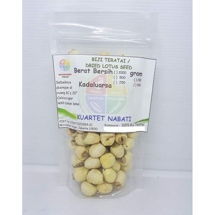 

100gr Biji Teratai White Lotus Seed Lian Zhi Lienci Lien Ci Bai Lian Zi - Premium