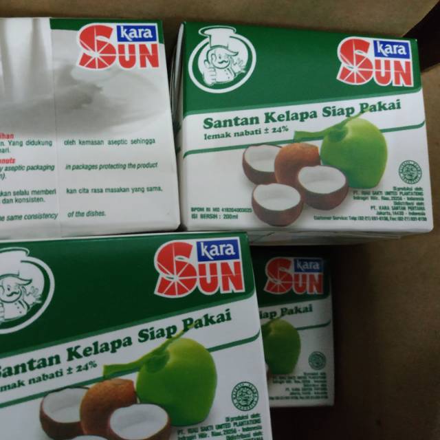 

[200ml] Sun Kara Santan Kelapa