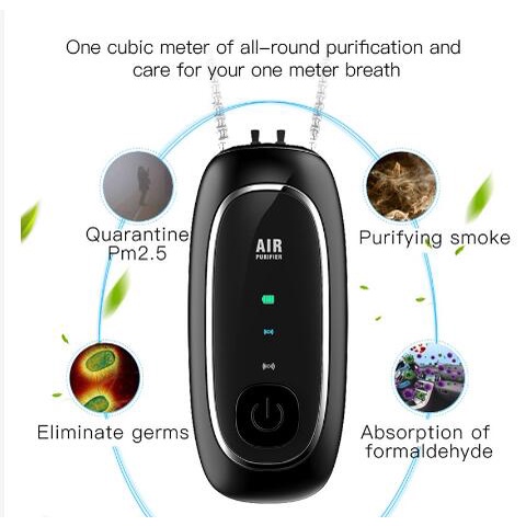 Aolon Air Purifier M9 Portable Wearable Air Purifier Necklace