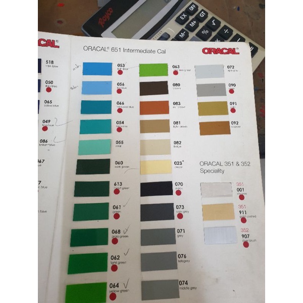 

stiker vinyl oracal