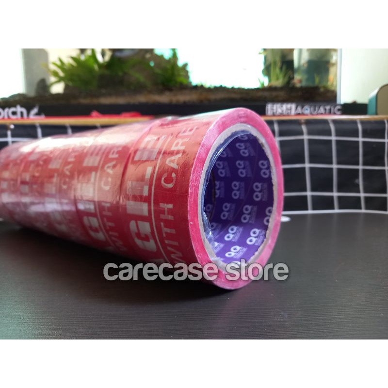 

Lakban Fragile Tape QQ 2 Inch 55 Yard Yards Bahan Premium Ekonomis Merekat Sempurna Kualitas Top