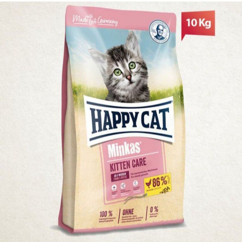 Grab Gojek Only happy cat minkas kitten care 10 kg