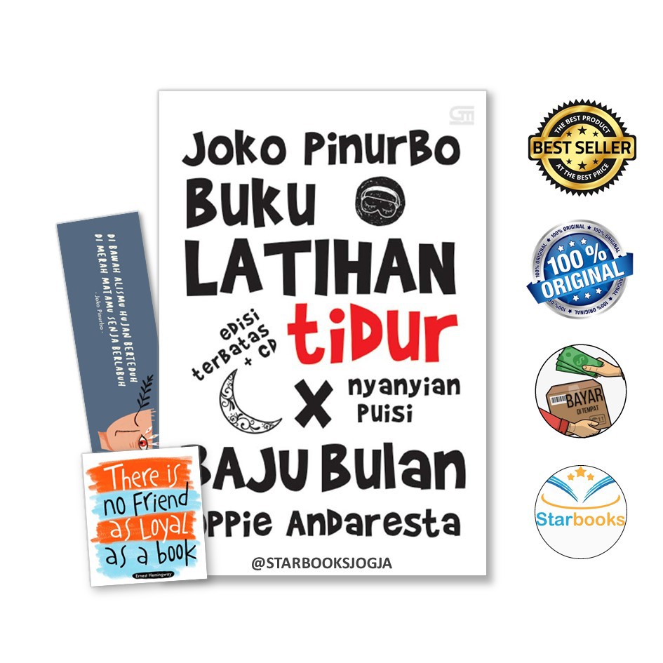 Buku Latihan Tidur X Nyanyian Puisi Baju Bulan (Puisi) - Gramedia