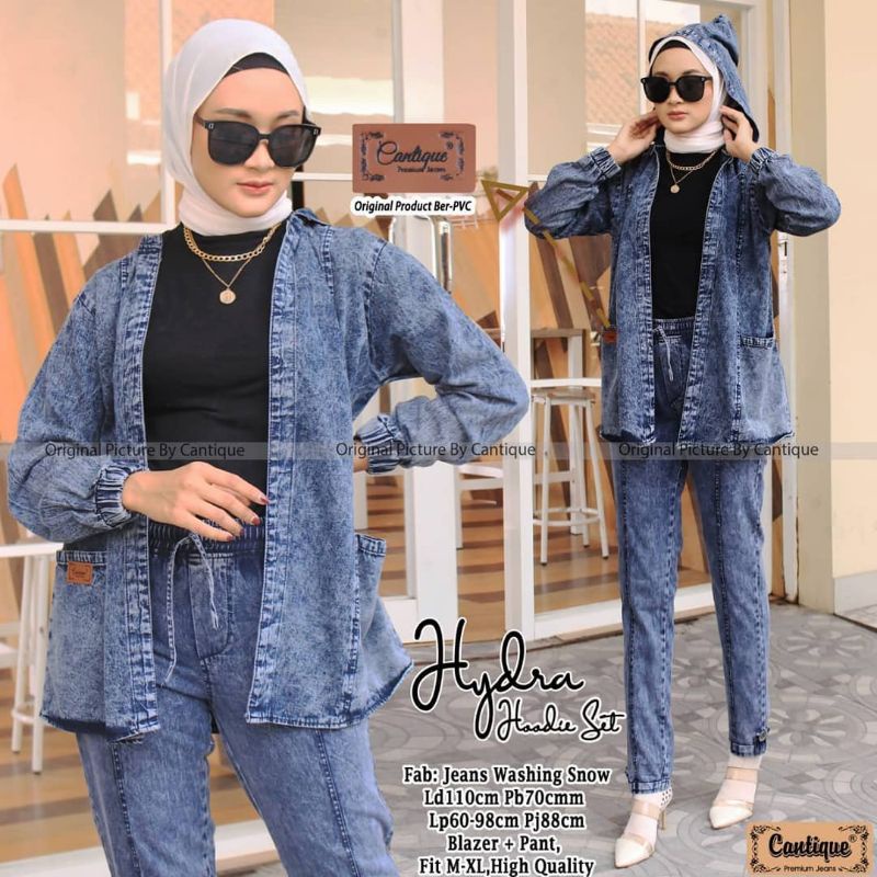 CARDIGAN JEANS WANITA // OUTER JEANS WANITA // BEST SELLER TERMURAH