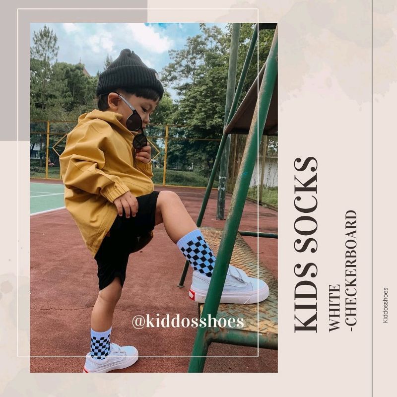 KAOS KAKI OLD SCHOOL ANAK TERBARU (all size 1.5-6th)