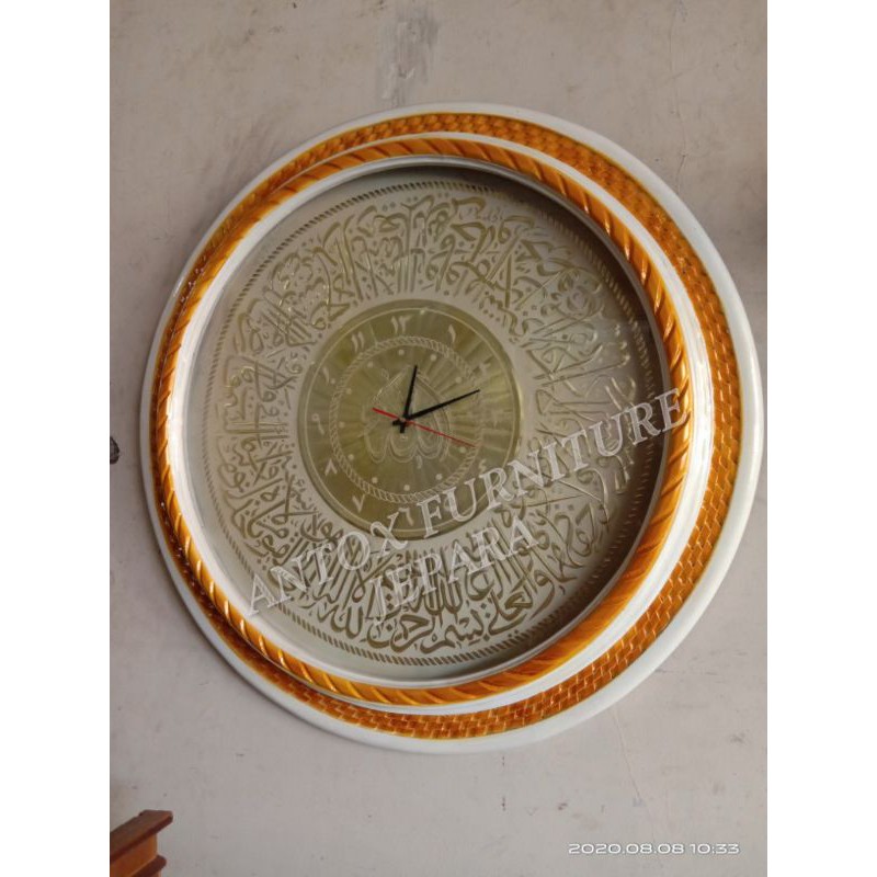 jam dinding cantik mebel Jepara
