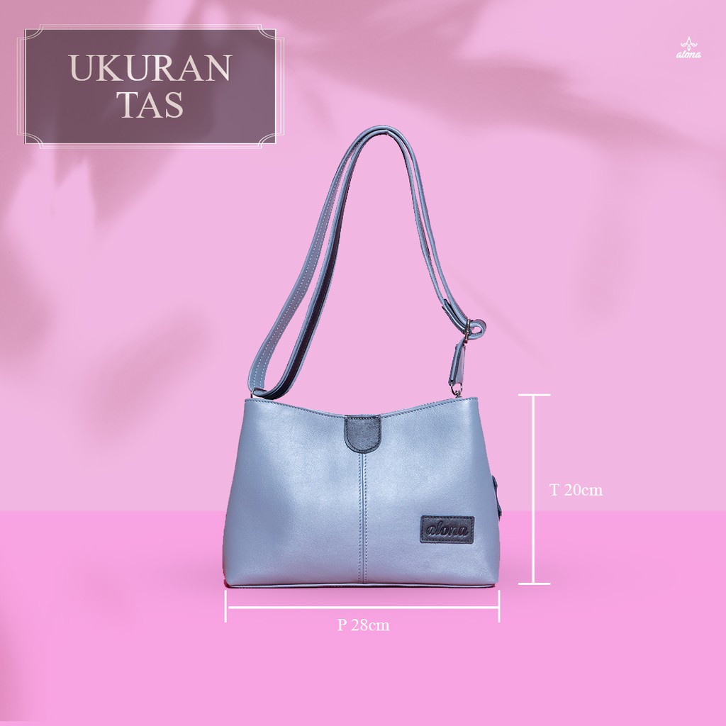 Tas Kulit Selempang Wanita Tas Slempang Sling Bag 100% Kulit Asli Cewek Terbaru Premium Branded Ori